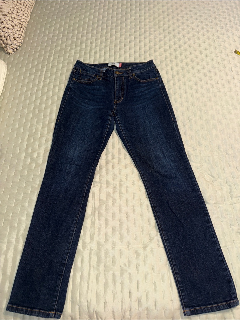 Cabi High Rise Straight Classic Dark Blue Women's Jeans